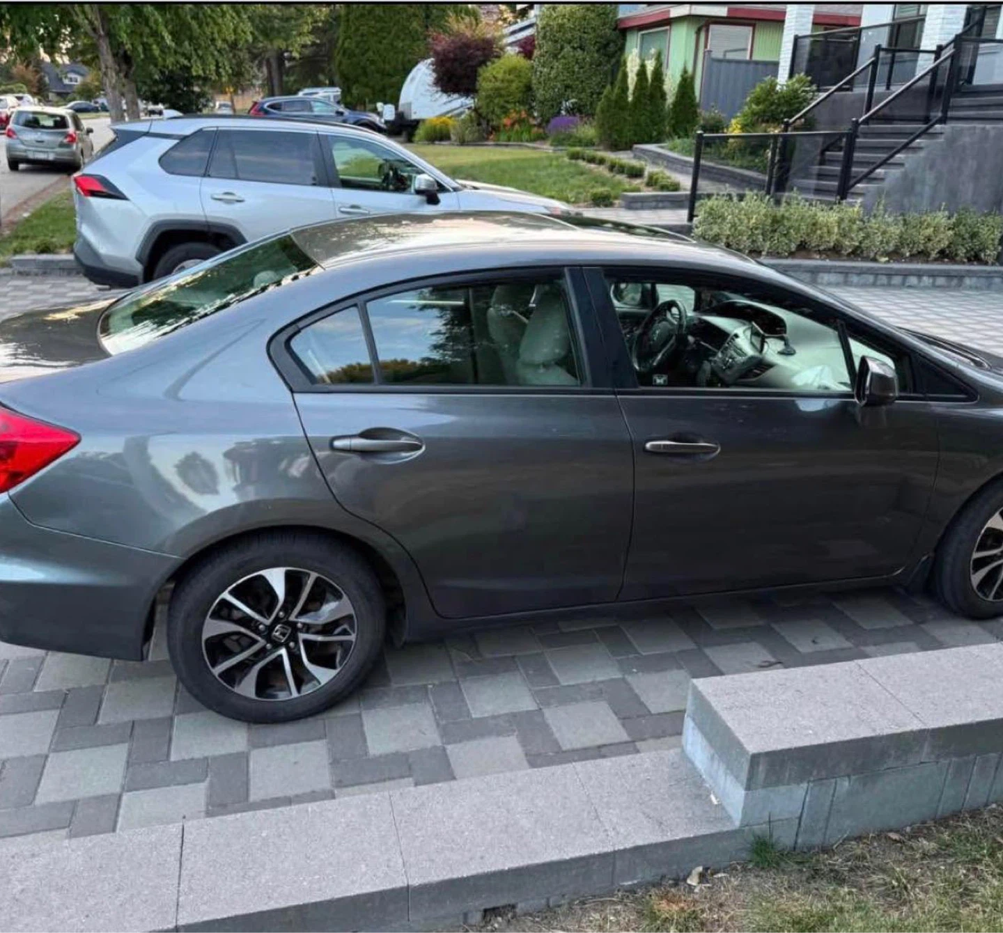 Grey Honda Civic Sport Sedan 2012 - photo 2