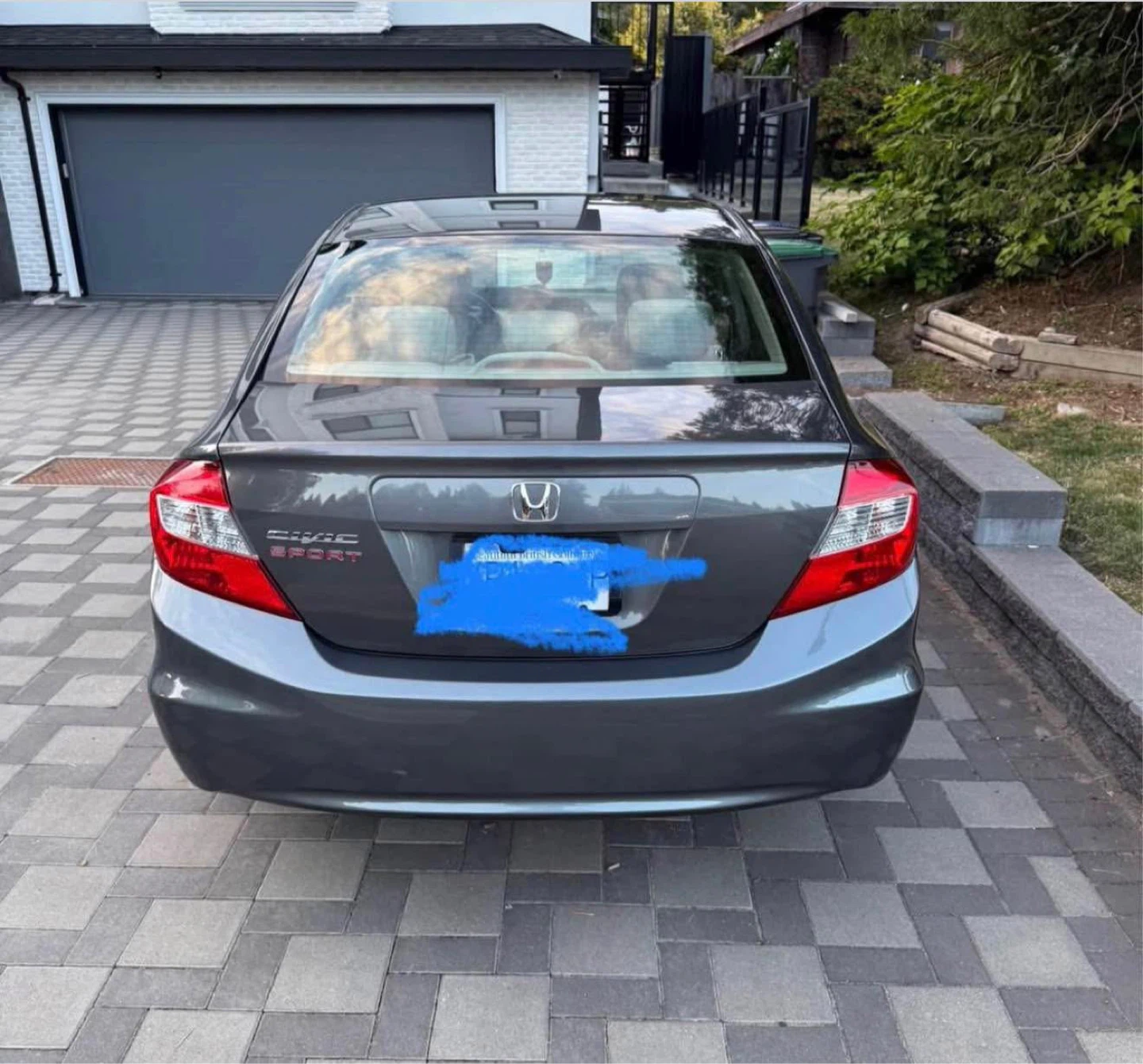 Grey Honda Civic Sport Sedan 2012 - photo 4