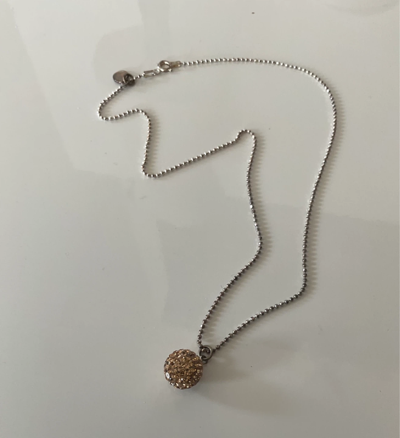 Hillberg & Berk Necklace with Sparkle Ball pendant - photo 3