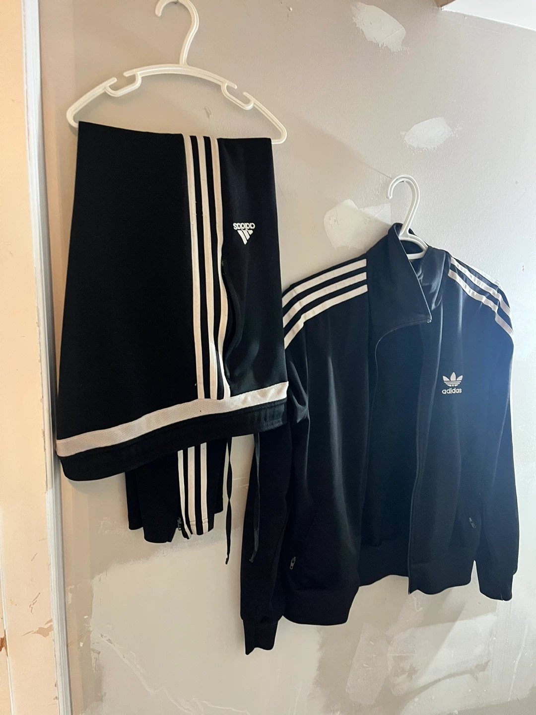 Adidas Track Suit Set - Black with White Stripes - photo 5