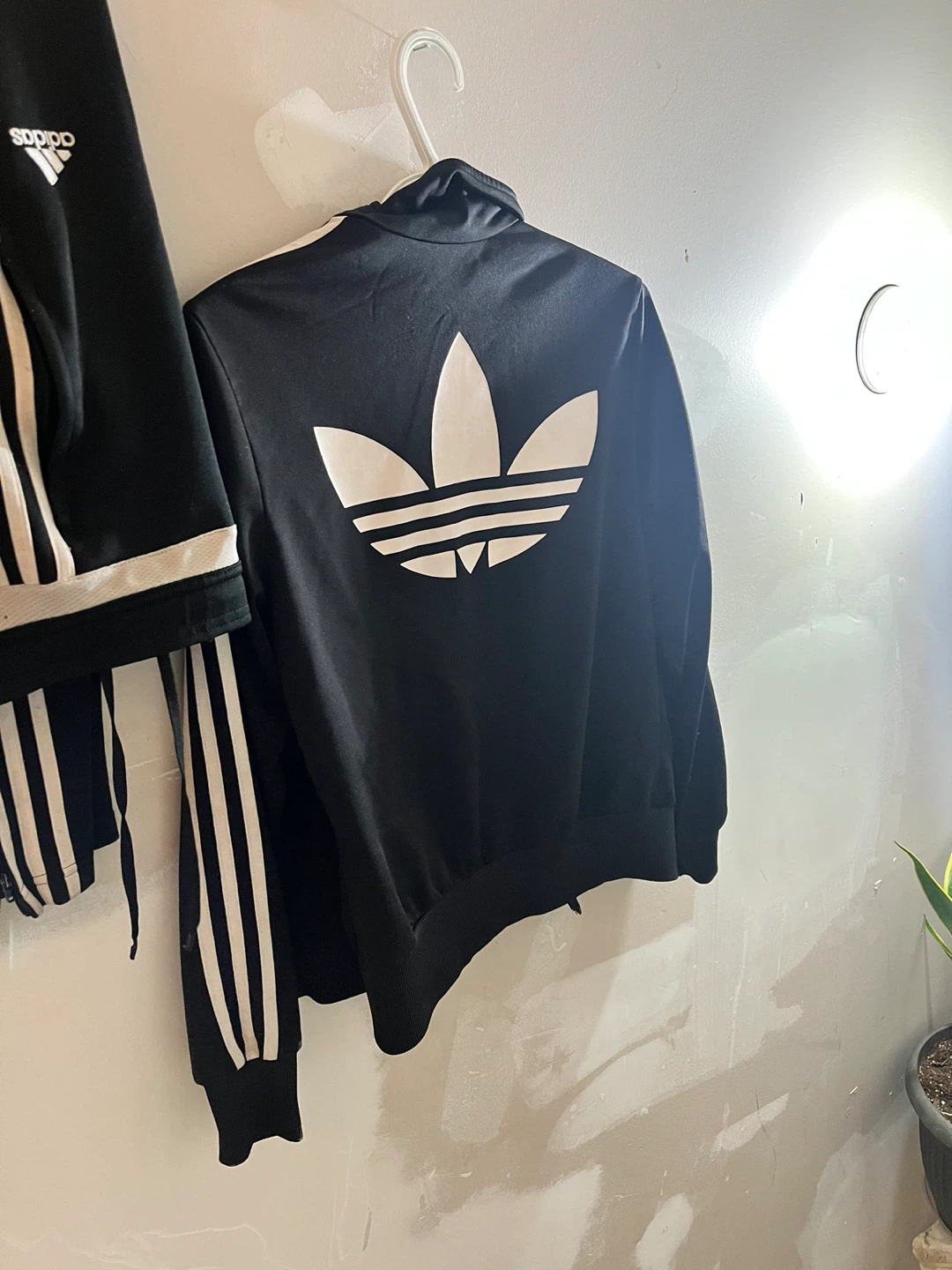 Adidas Track Suit Set - Black with White Stripes - photo 4