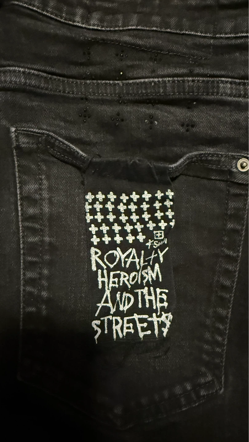 Ksubi Van Winkle Apex Krystal Repair Jeans - photo 2