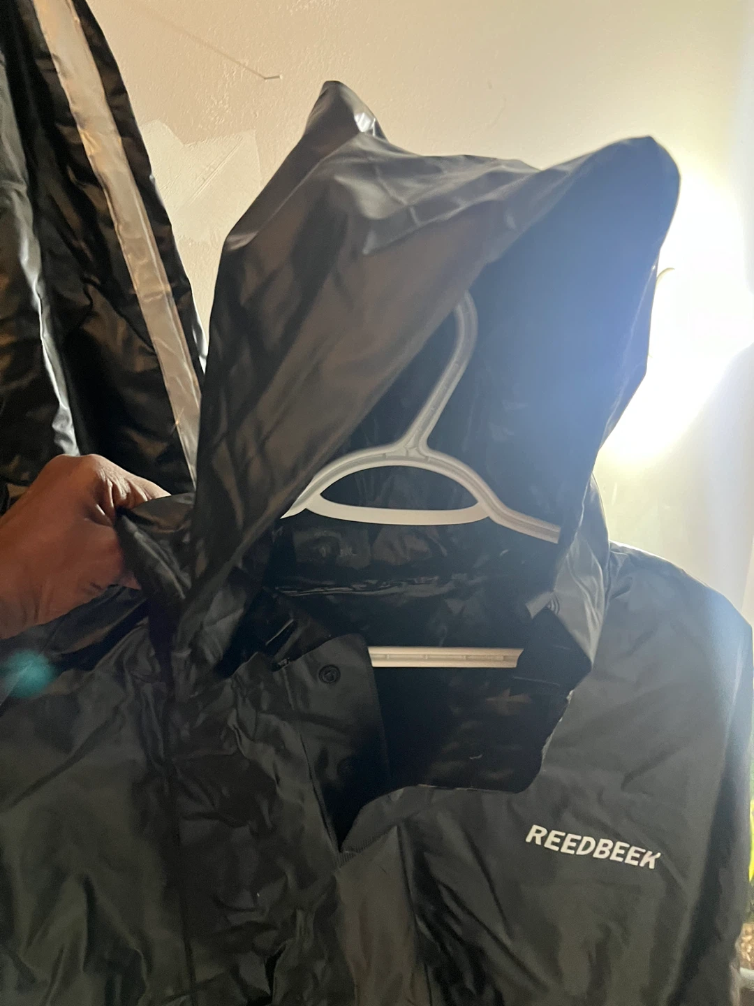 REEDBEEK Black Rain Suit with Hood - photo 5