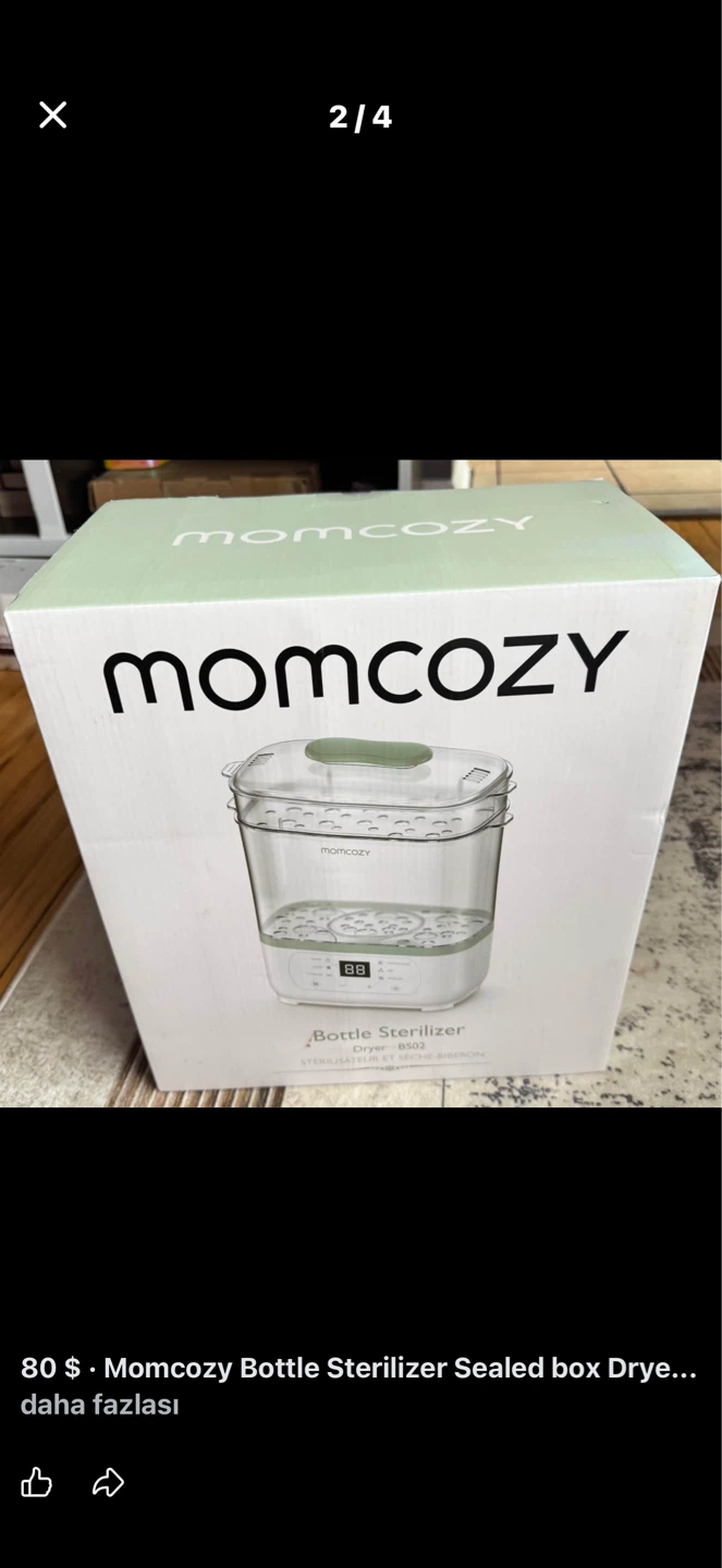 Momcozy Sealed Box Bottle Sterilizer & Dryer