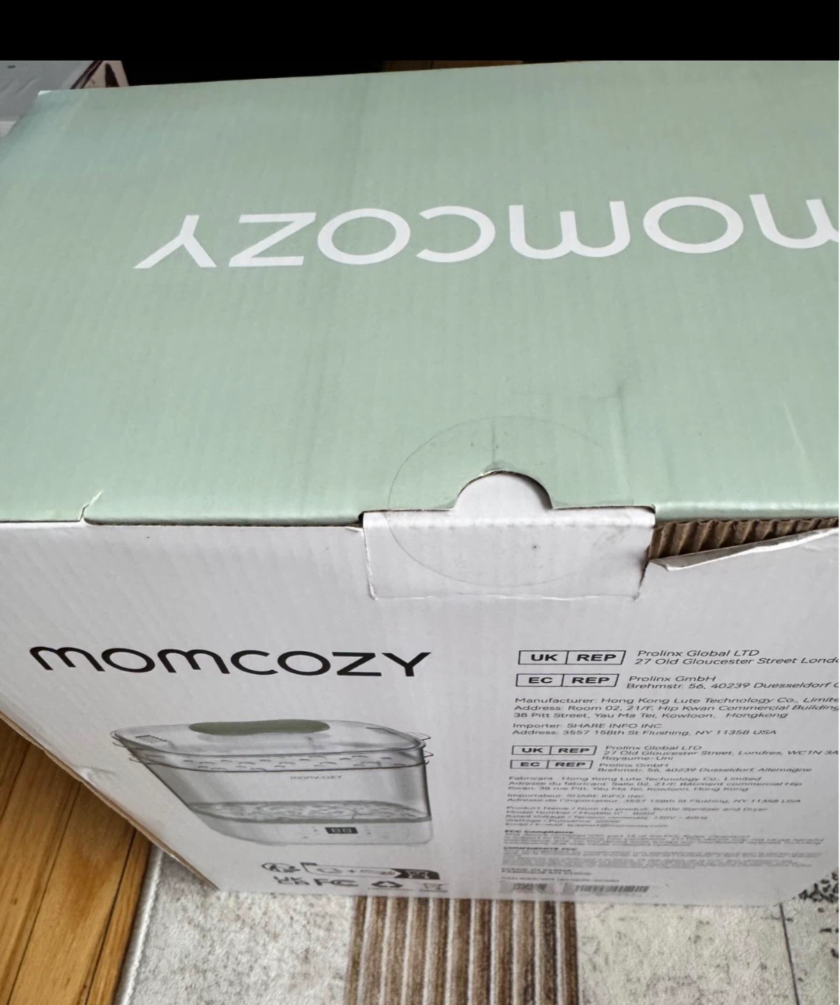 Momcozy Sealed Box Bottle Sterilizer & Dryer - photo 2