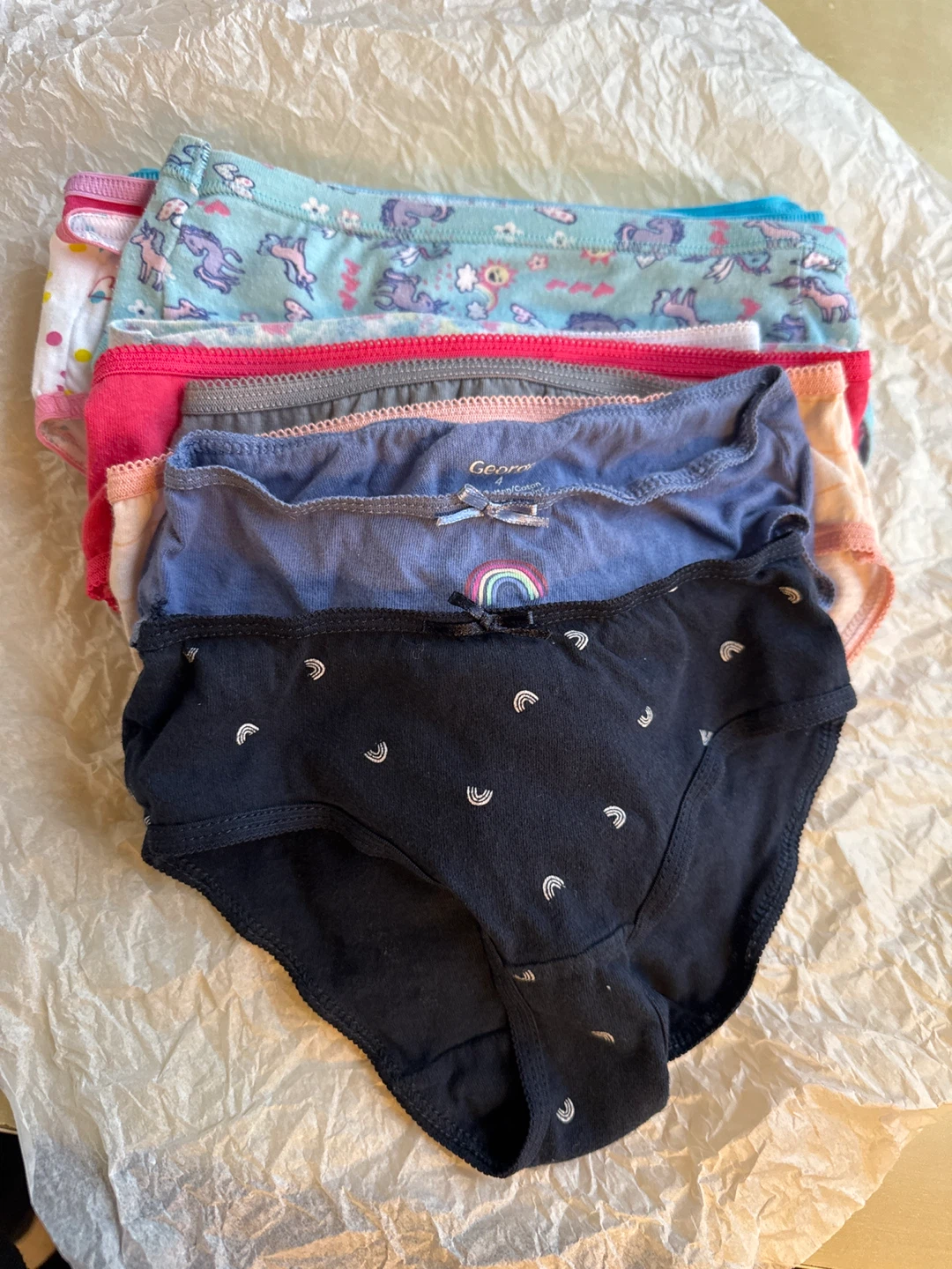 George Girls Underwear - Pack of 5 - Size 4