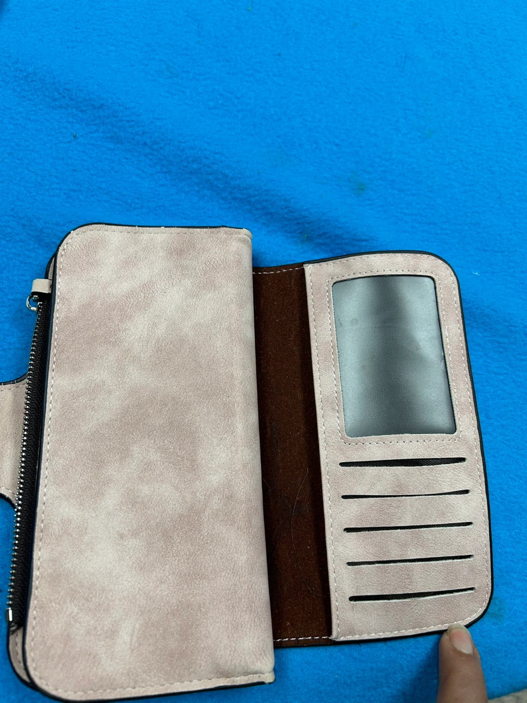 Pink Faux Leather Wallet - photo 3