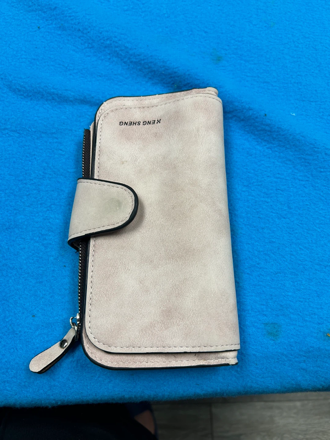 Pink Faux Leather Wallet