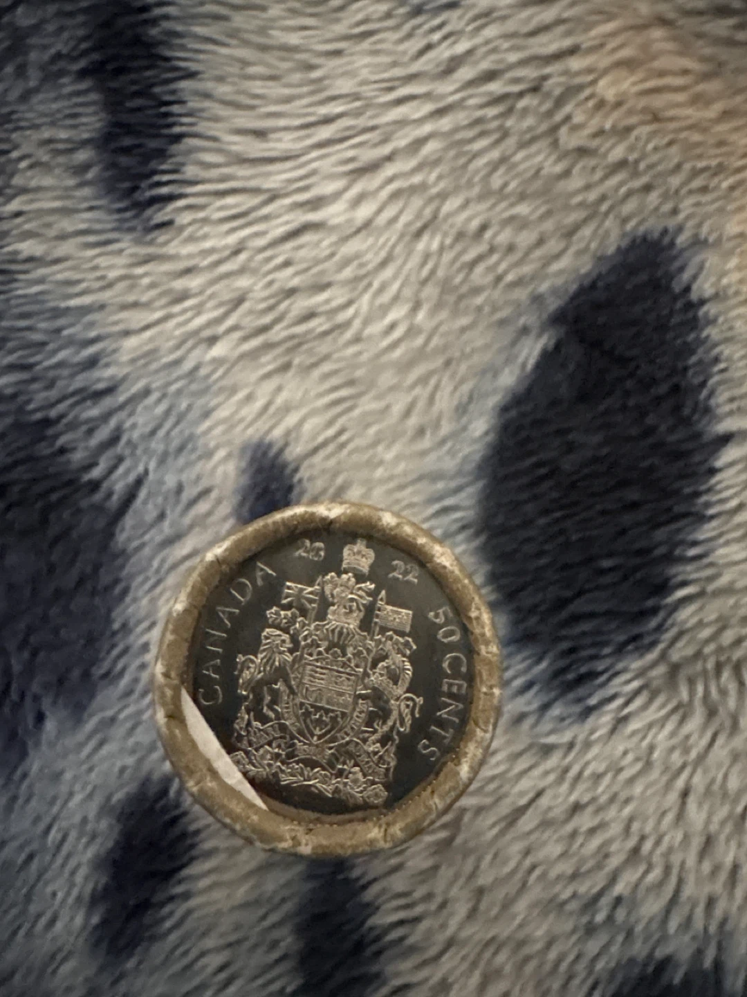 2022 Canadian 50 Cent Coins Roll