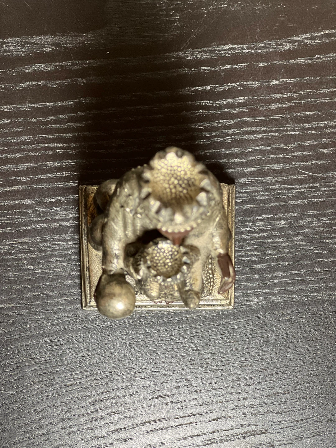 Vintage replica statue of Our Lady of Montserrat Black Madonna - photo 5