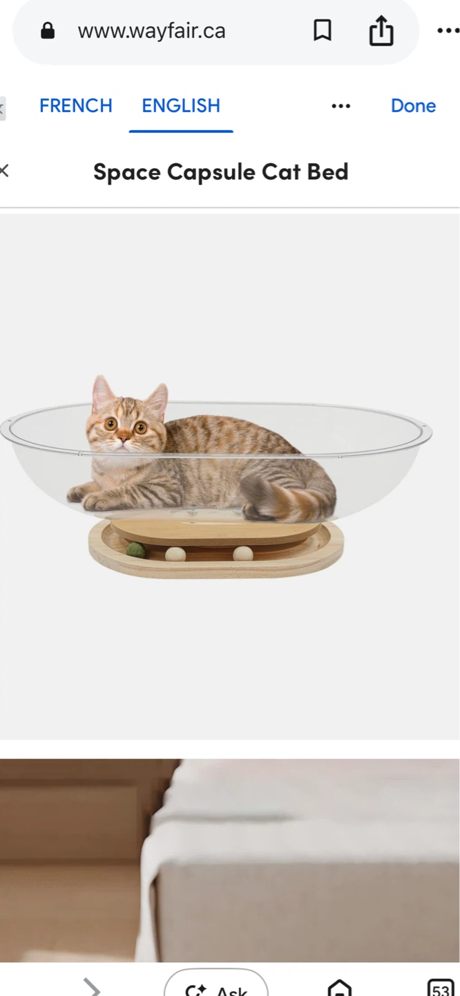 New Space Capsule Cat Bed - photo 3