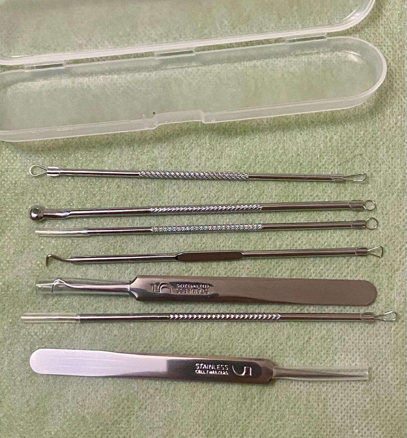 Stainless Steel Blackhead Extractor Tool Kit