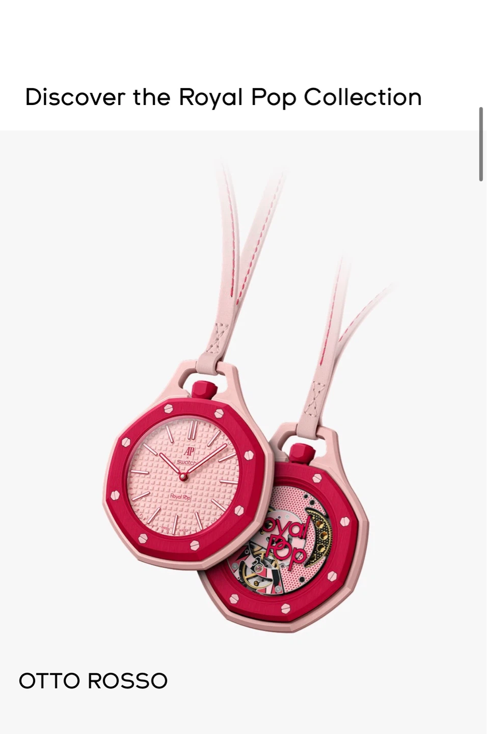 Swatch x AP Royal Pop Collection Watch