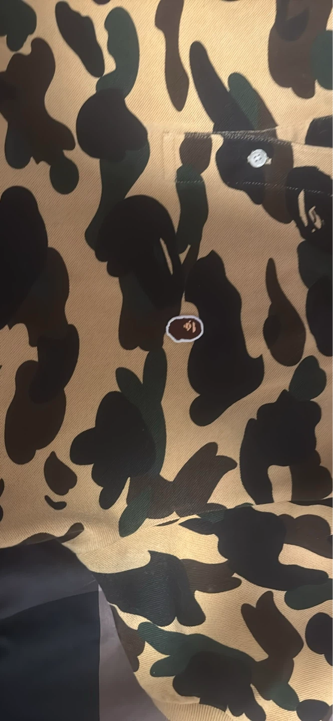 BAPE Yellow Camo Polo Shirt XL - photo 2