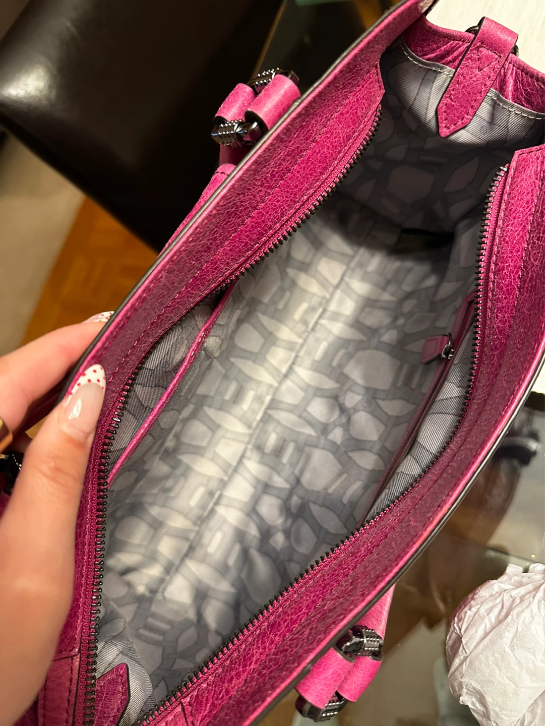Aimee Kestenberg Pink Leather Satchel Bag - photo 4