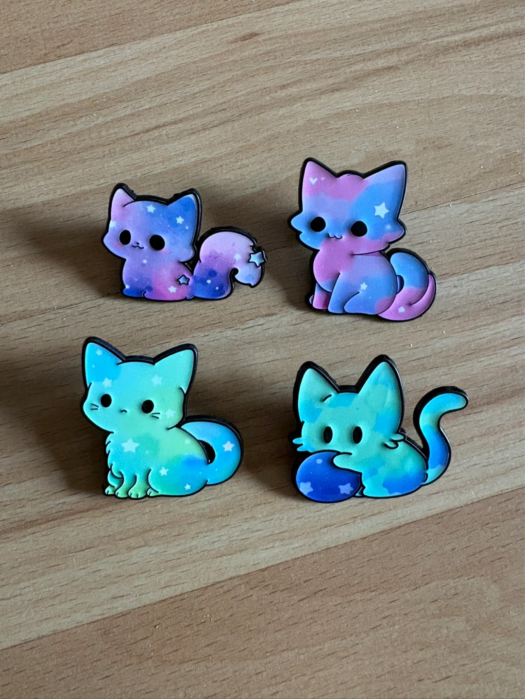 Magical Cats Enamel Pins $5 each firm
