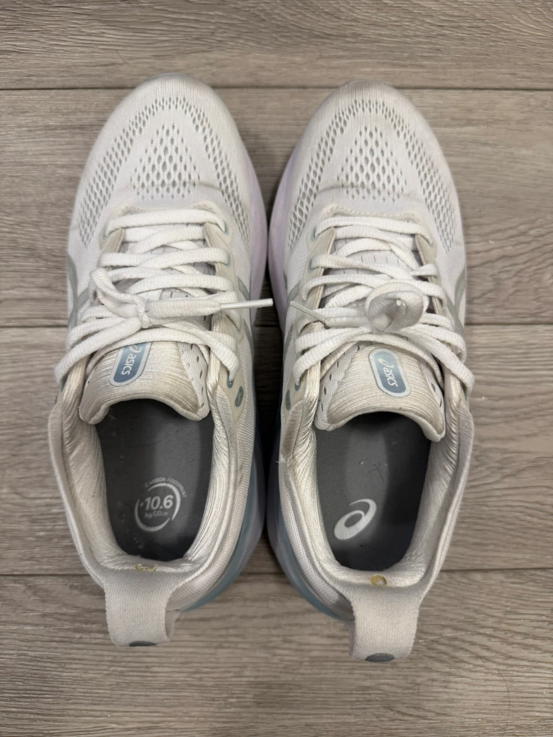 ASICS Kayano 31 white/dolphin grey women size 9 - photo 4