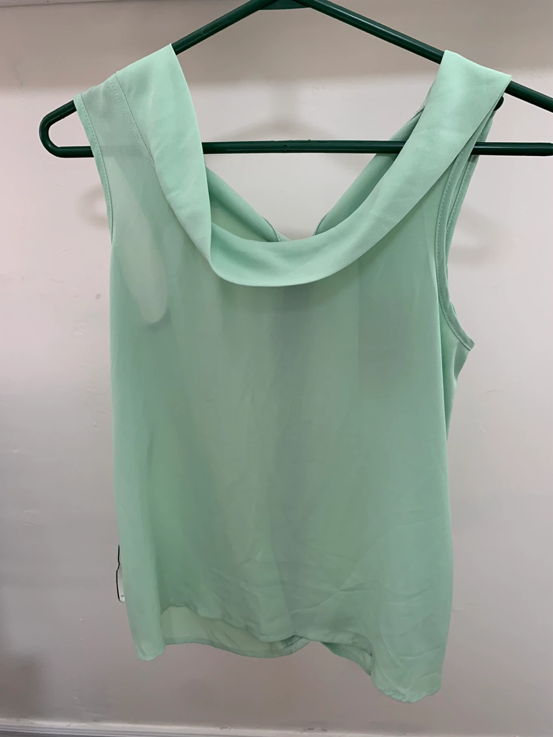 New Mint Green Sleeveless Blouse- XS/S - photo 2