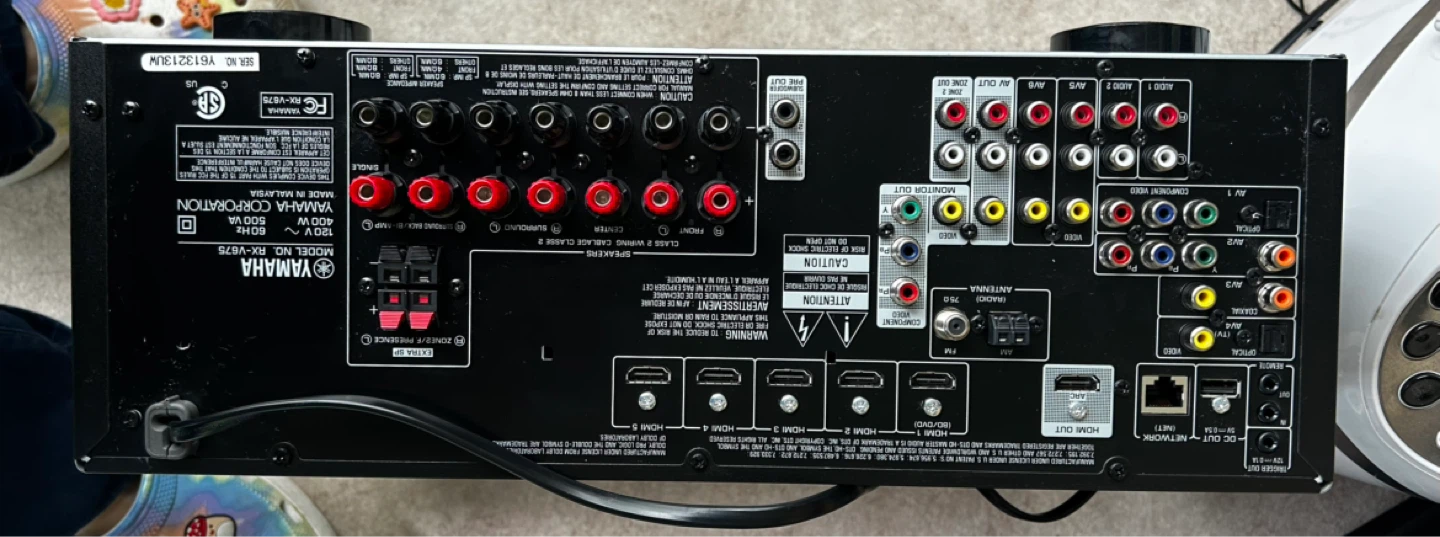Yamaha RX-V675 Natural Sound AV Receiver - photo 2