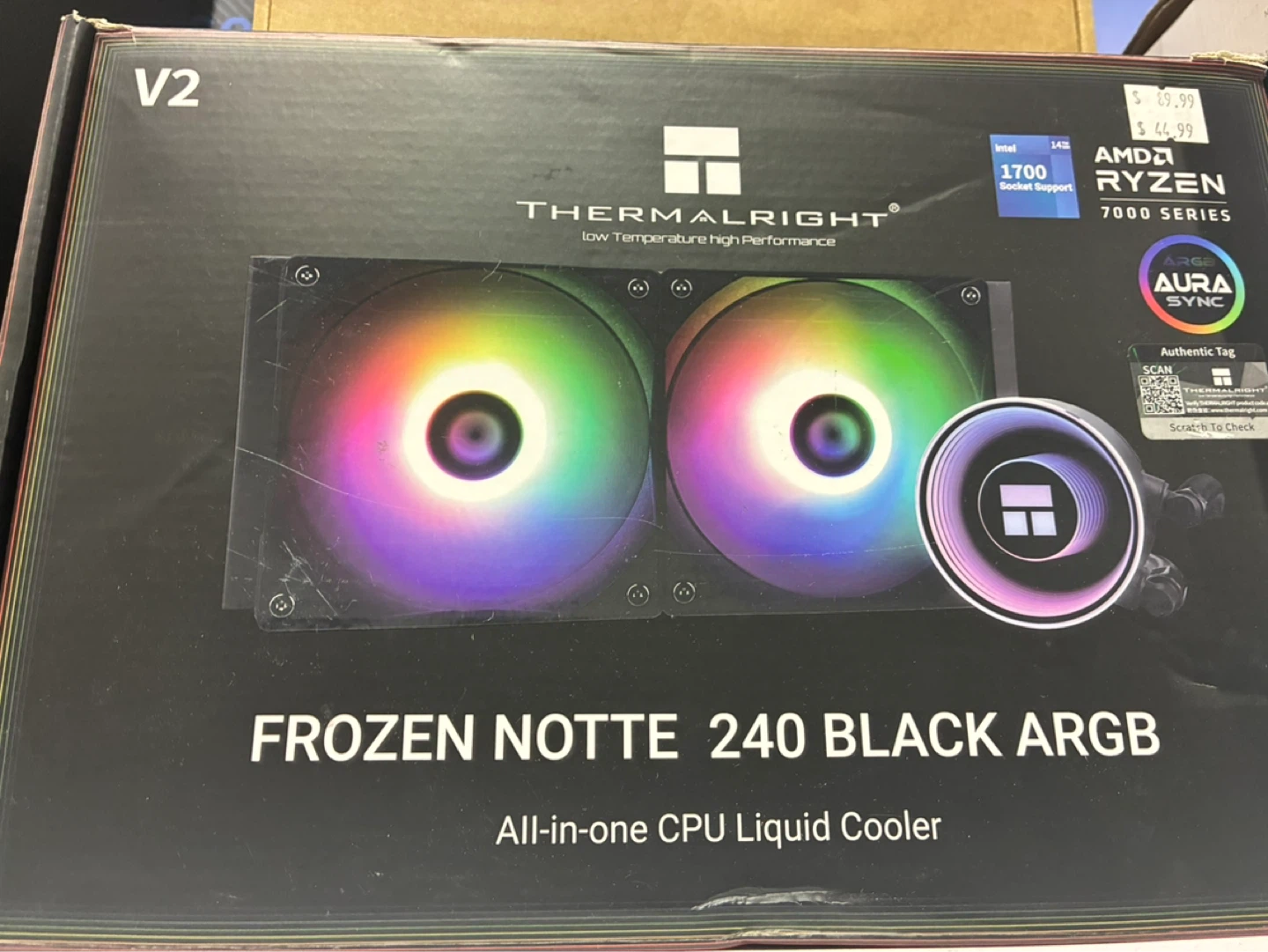 Thermalright Frozen Notte 240 Black ARGB CPU Liquid Cooler