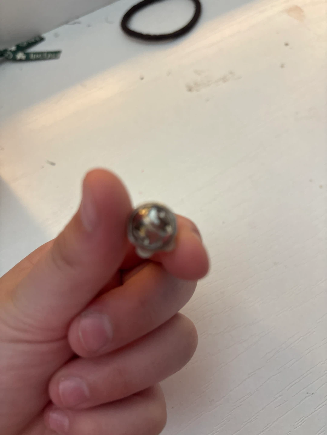 Flower Charm with Rhinestones - photo 3