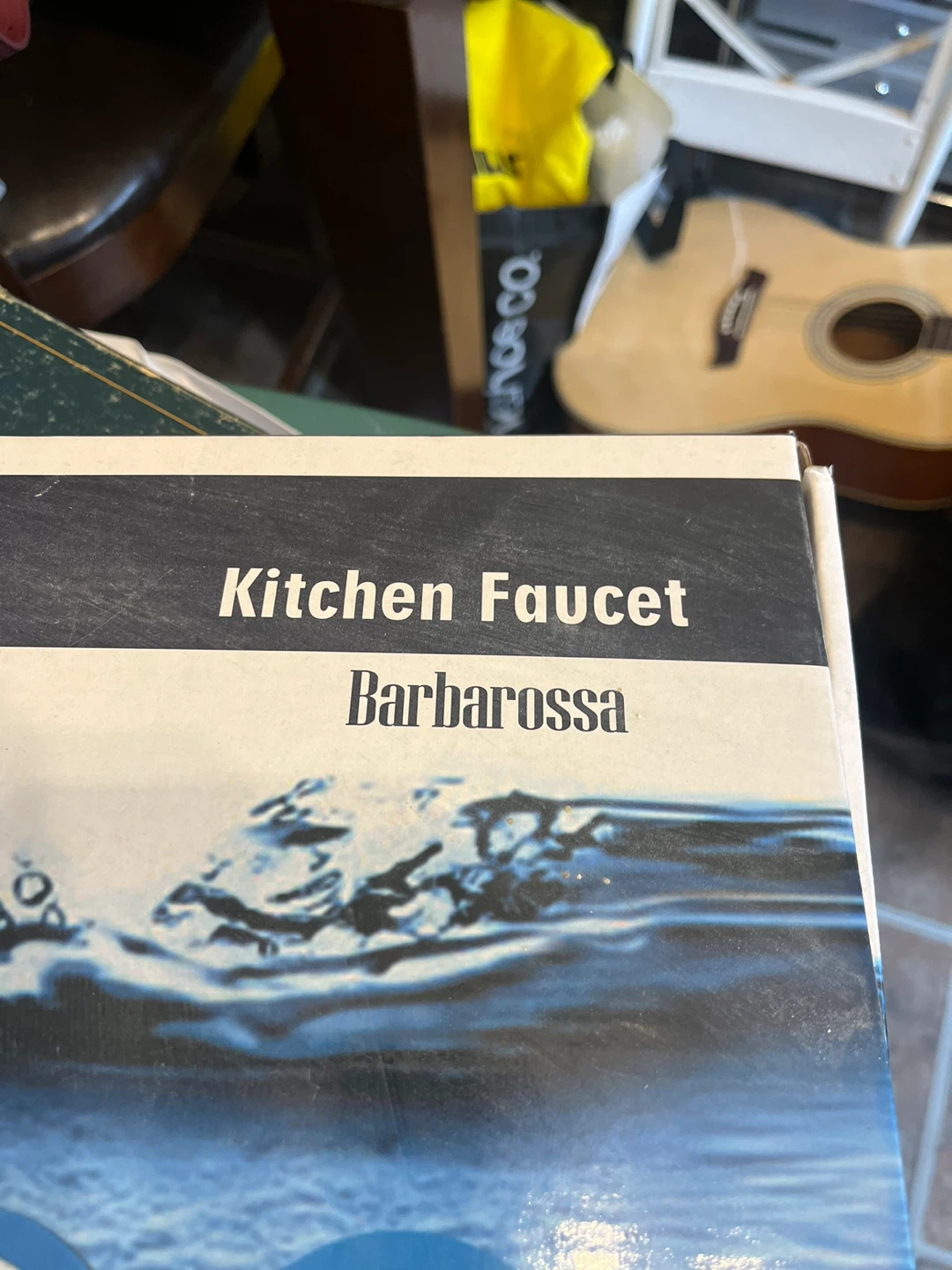 Barbarossa Black Kitchen Faucet