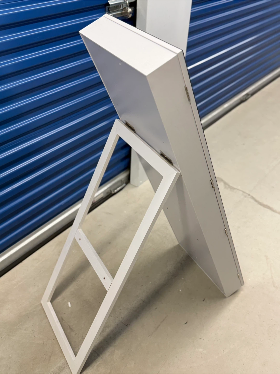 White Jewellery Cabinet with Mirror - photo 2