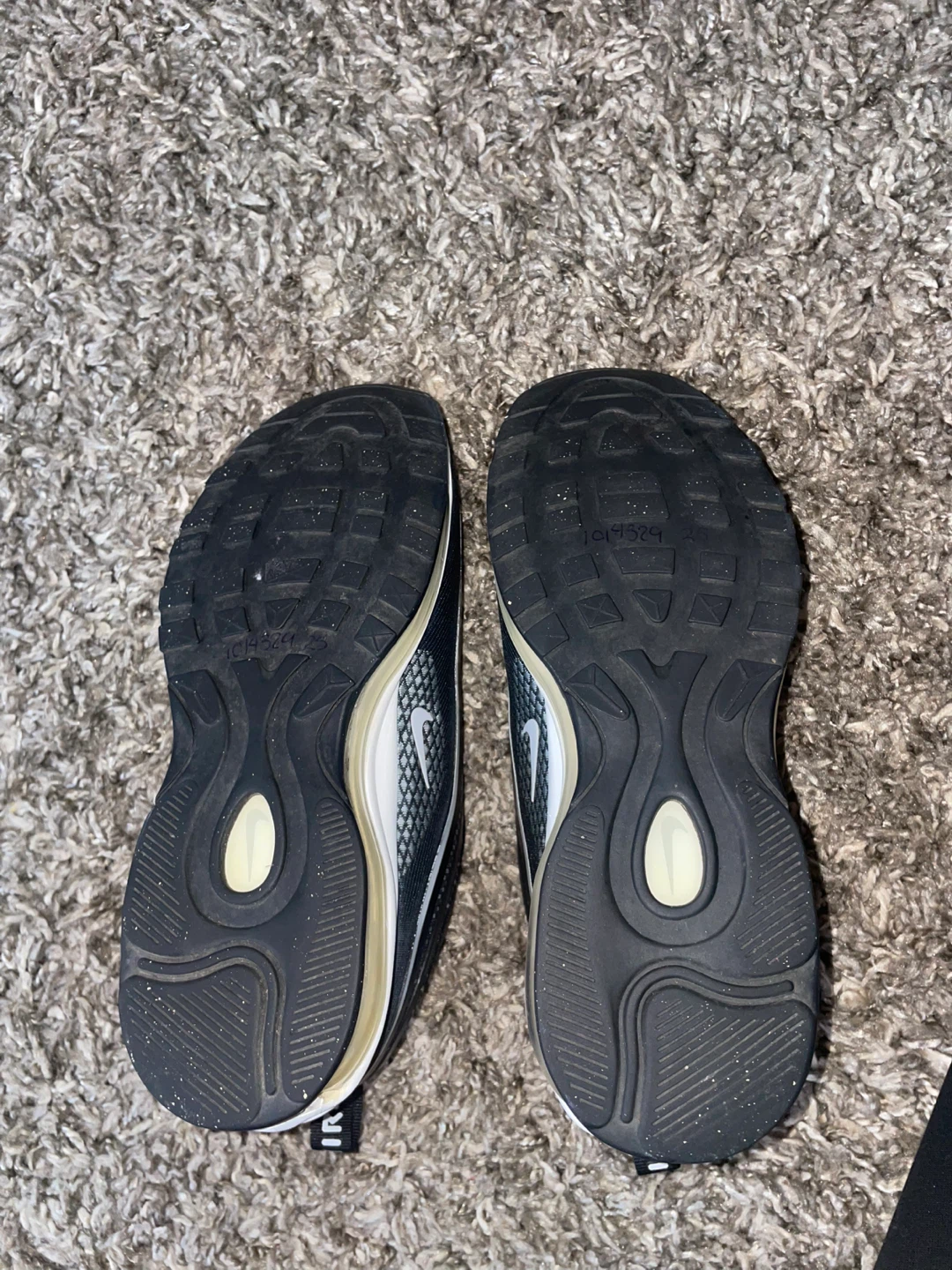 Nike Air Max 97 Black White Running Shoes - photo 5