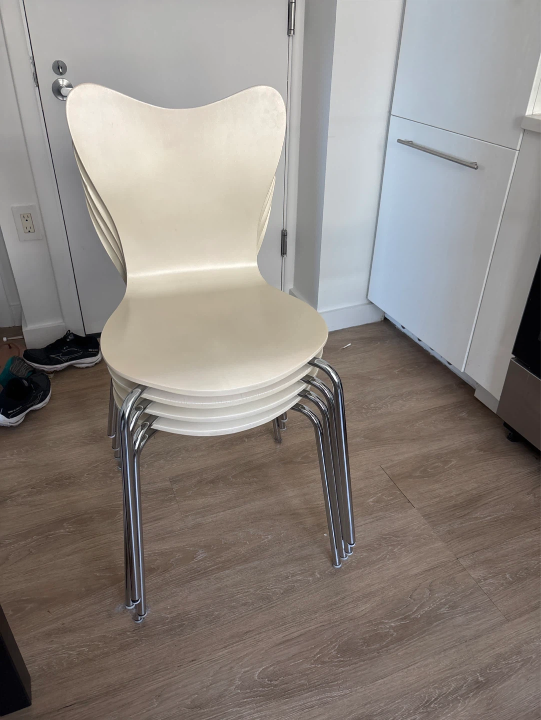 West Elm Modern Dining Chairs - Set of 4 - photo 2