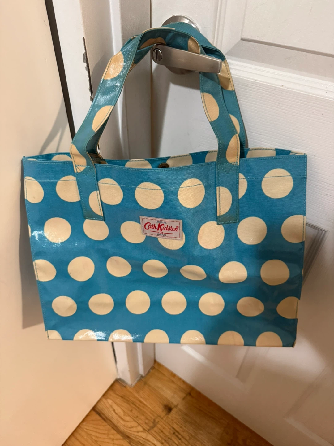 Cath Kidston Blue Polka Dot Tote Bag - photo 3