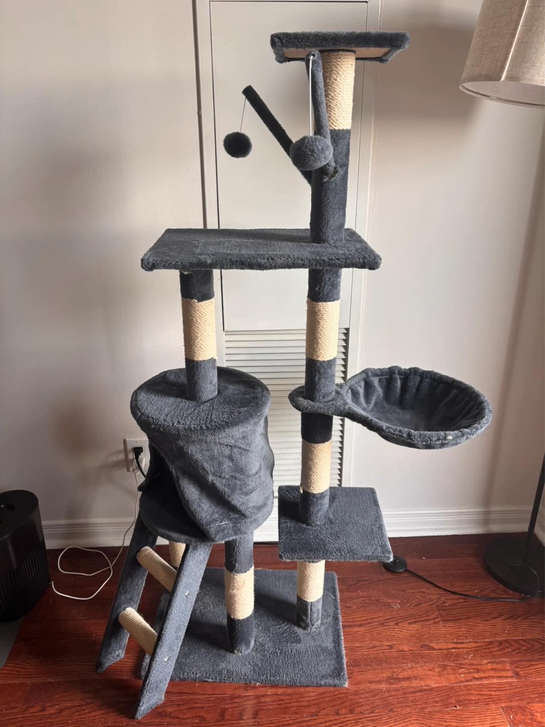 Multi-Level Cat Tree Condo with Hammock and Scratching Posts