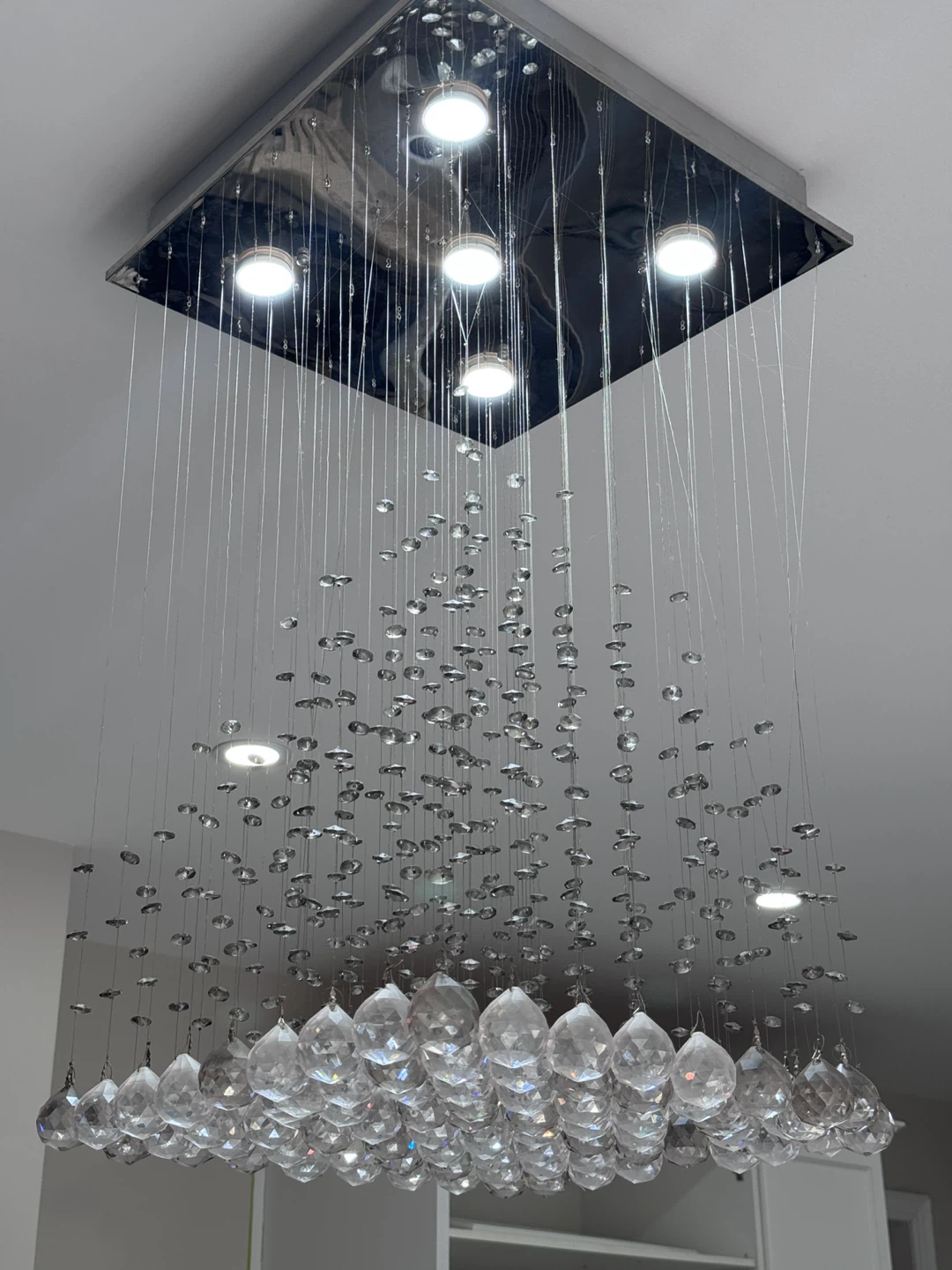 Crystal Chandelier Ceiling Light Fixture