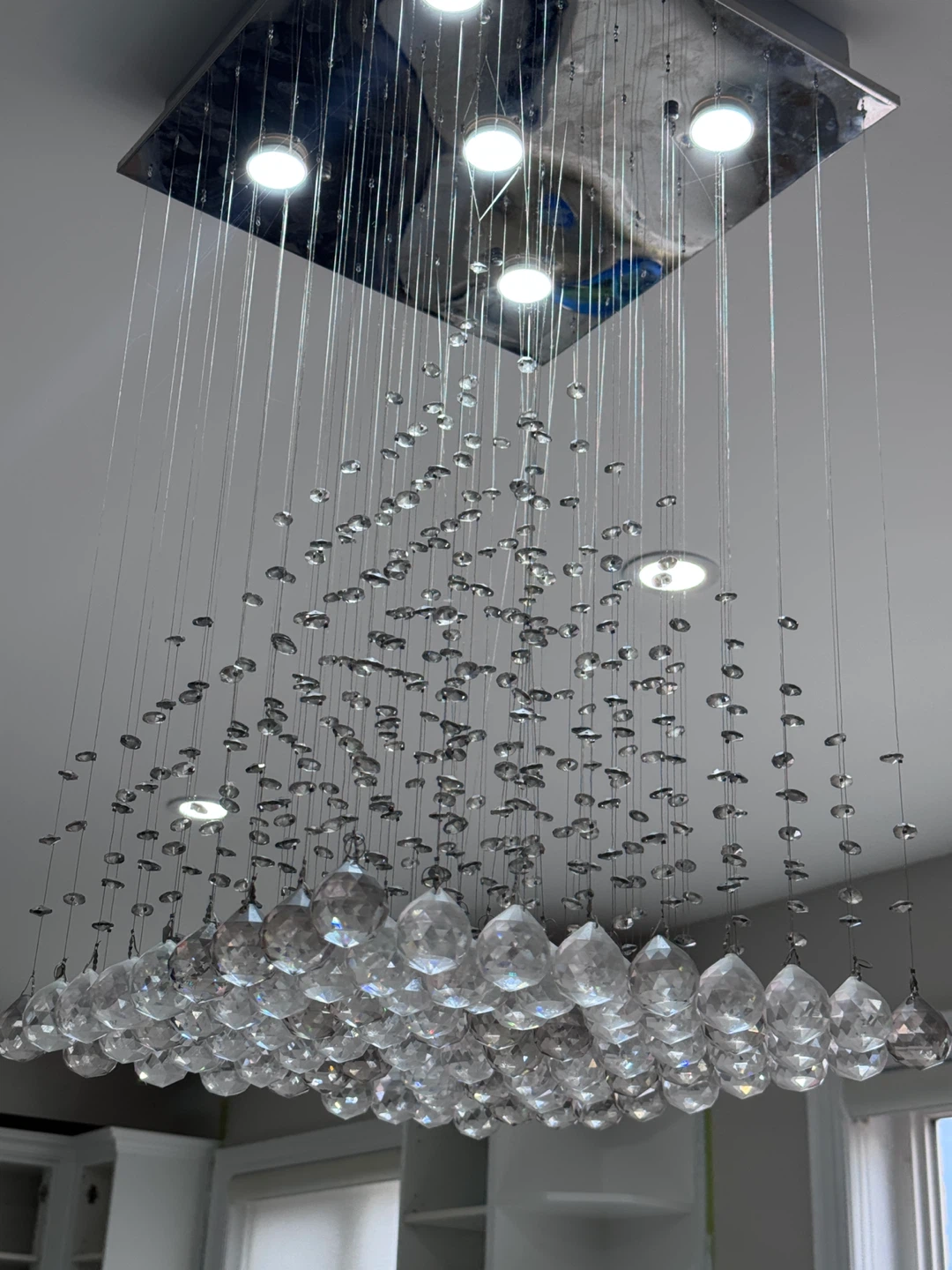Crystal Chandelier Ceiling Light Fixture - photo 2