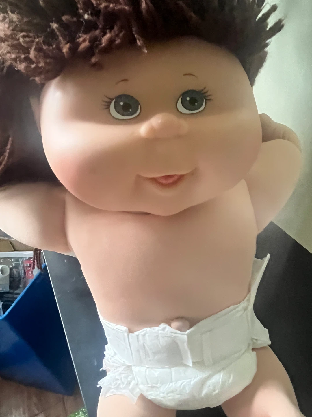 Play Along Cabbage Patch Kid Doll Brown Yarn Hair - photo 2