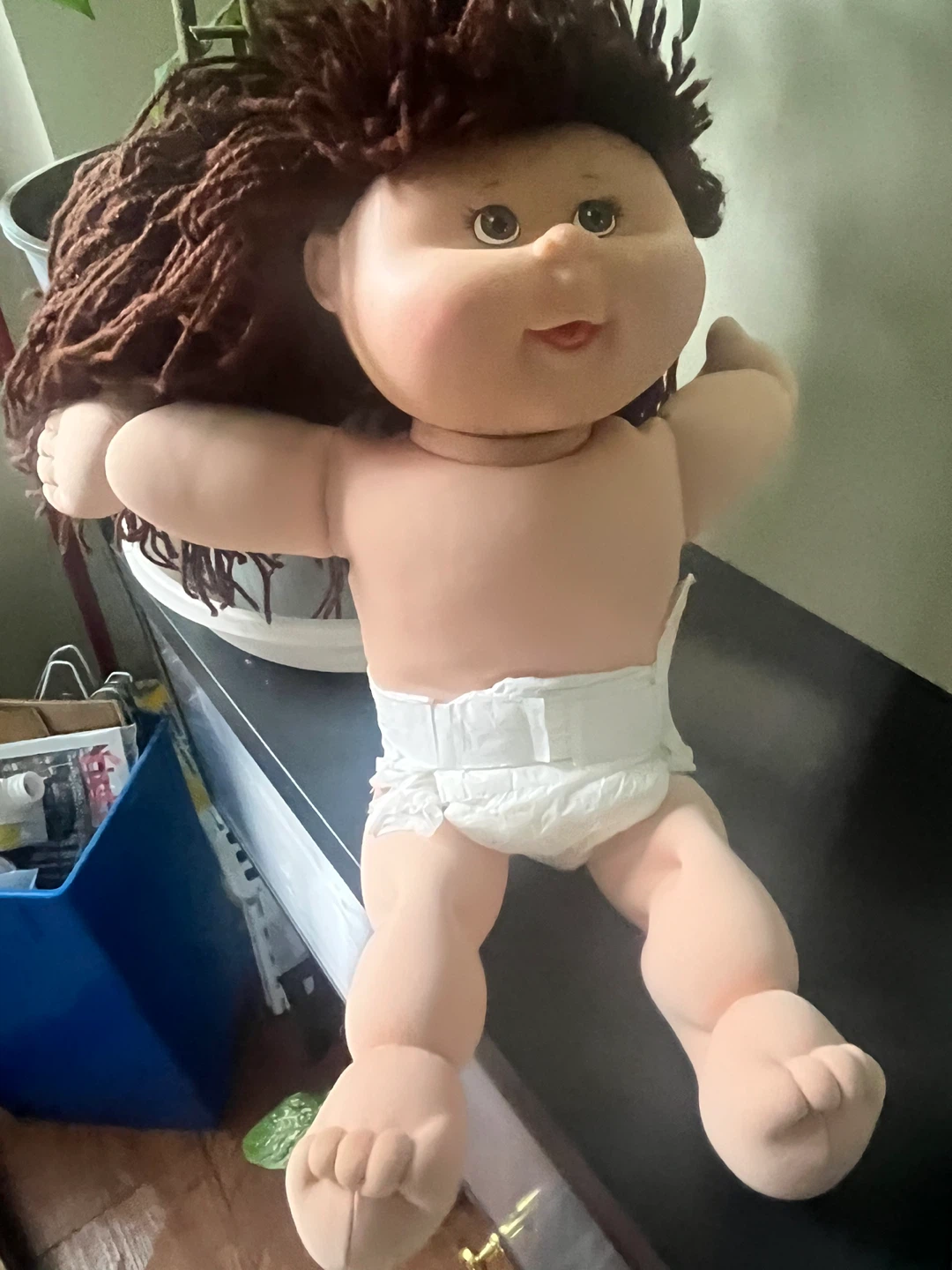 Play Along Cabbage Patch Kid Doll Brown Yarn Hair - photo 3