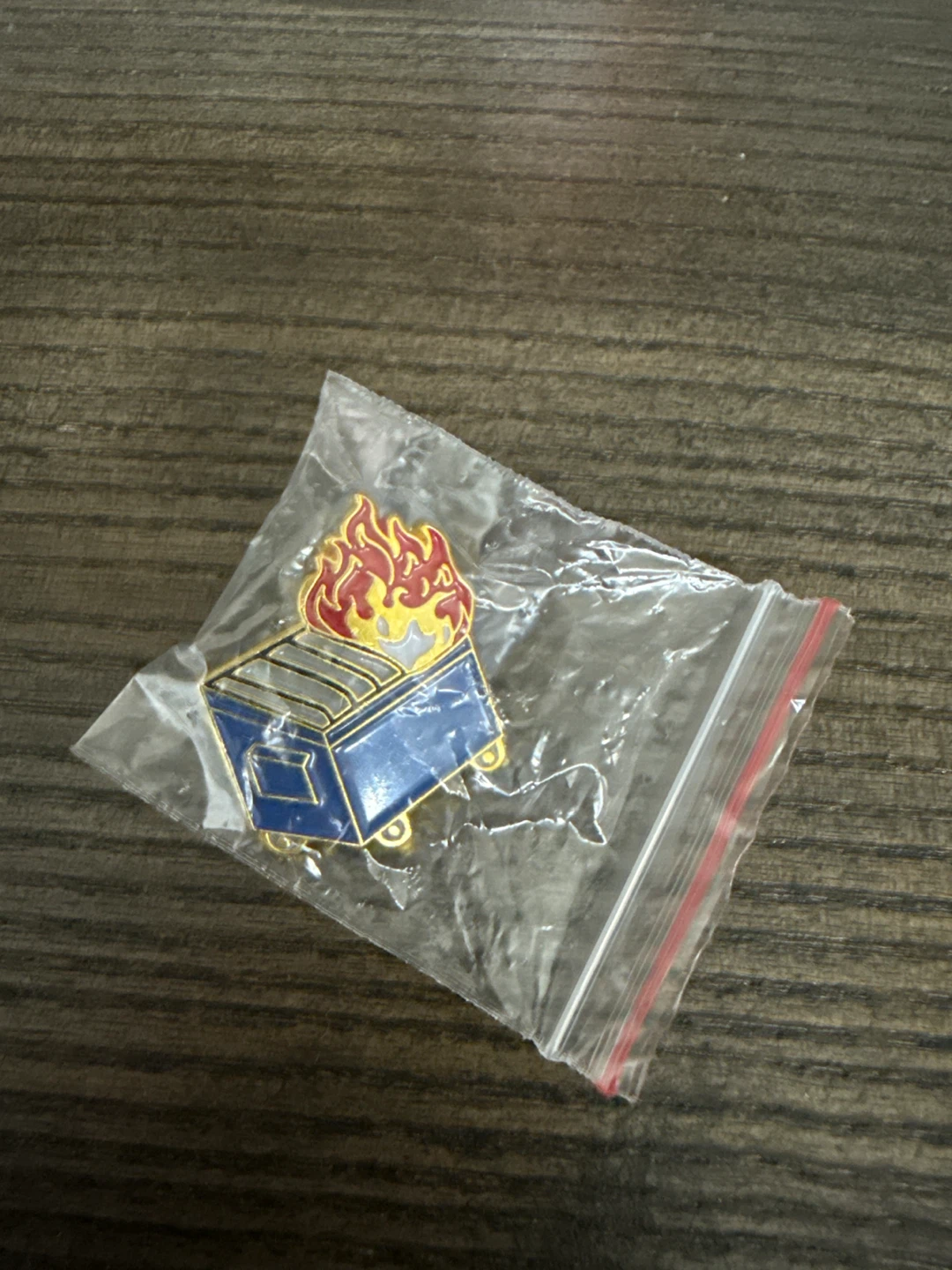 Dumpster Fire Enamel Pins (Set of 3) - photo 3