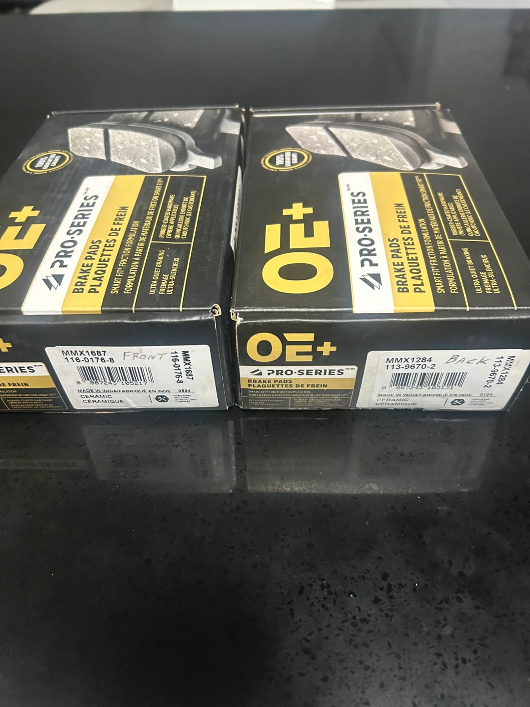 OE+ Pro-Series Brake Pads (Front & Back)