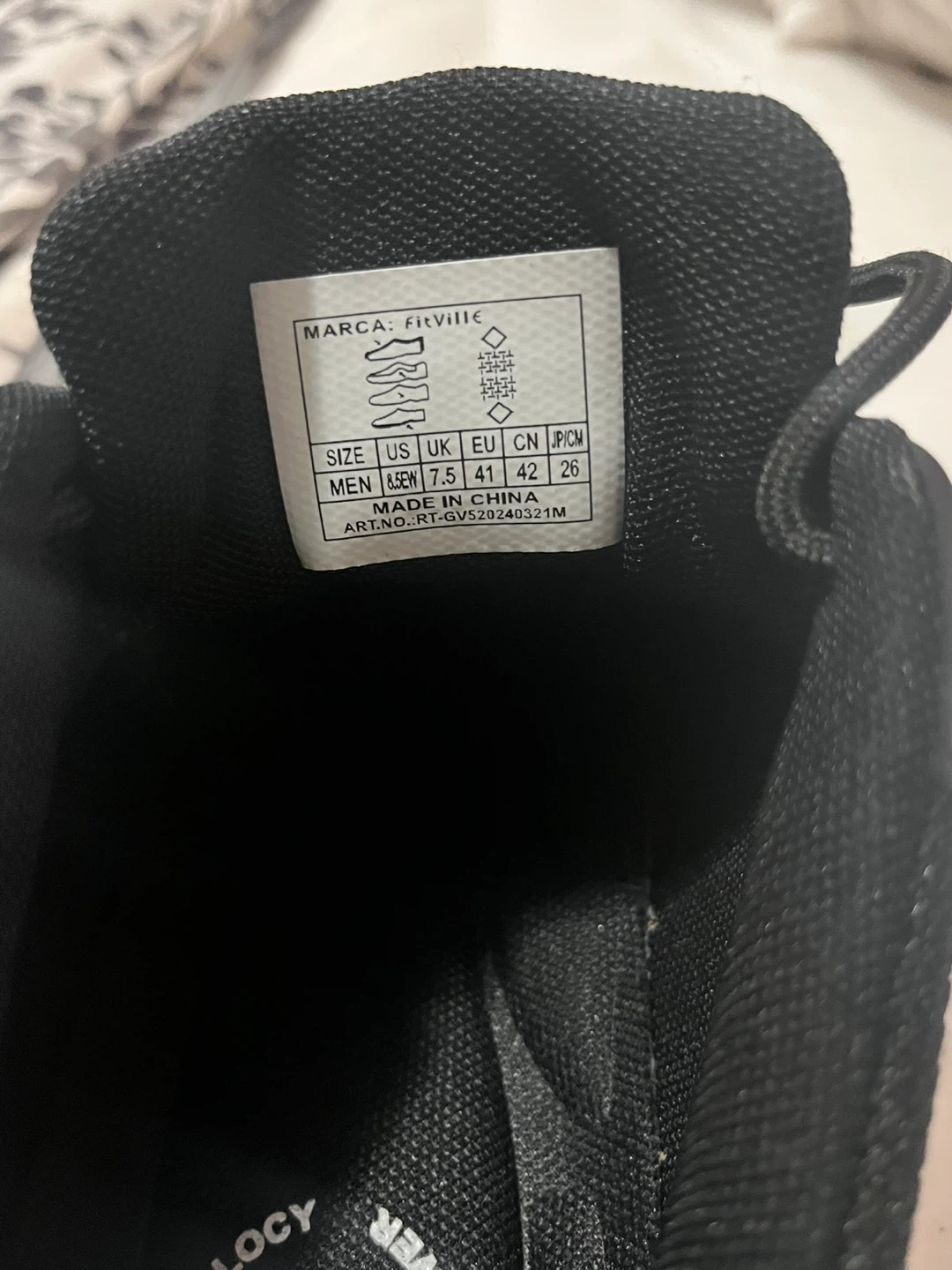 FitVille Men's Black safety Shoes - Size 8.5 US - photo 4