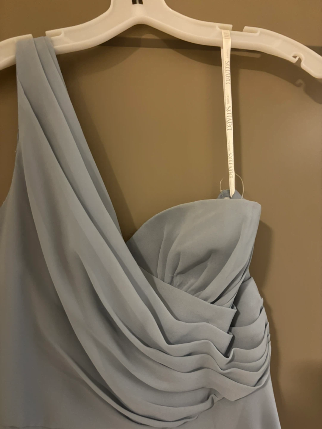 David's Bridal Light Blue Bridesmaid Dress - photo 2