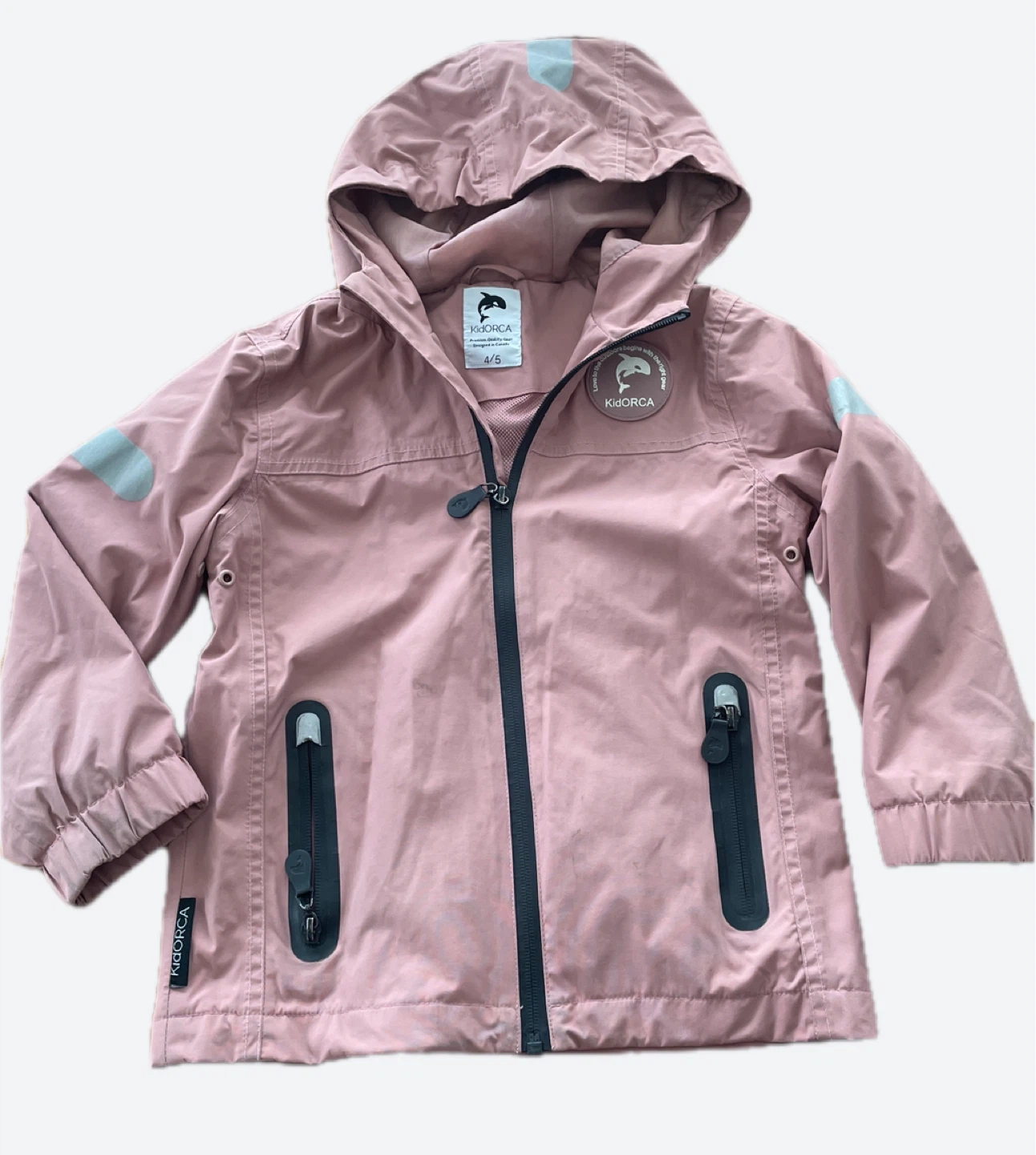 KidOrCA Pink Rain Jacket - Size 4/5