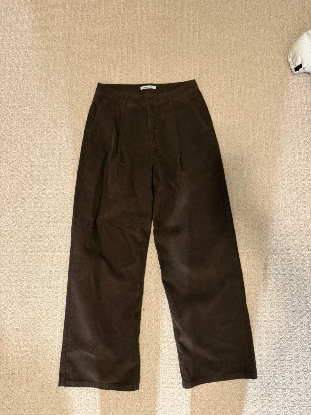 Brown Corduroy Wide-Leg Pants - photo 2