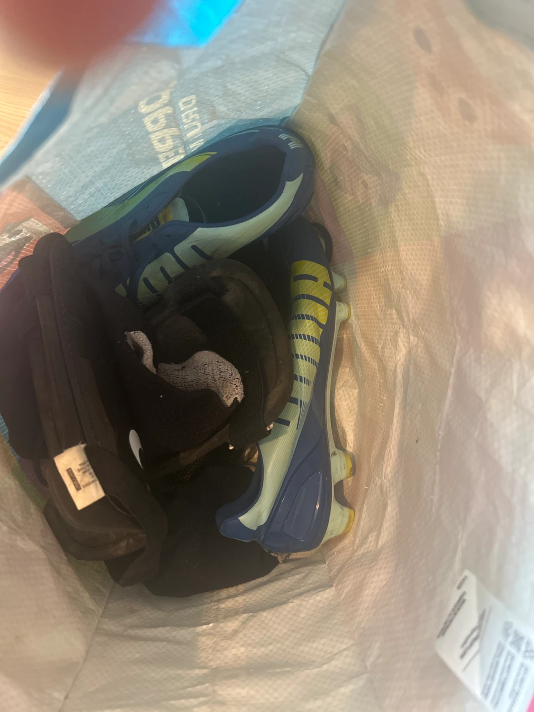 Puma Soccer Cleats Blue/Yellow