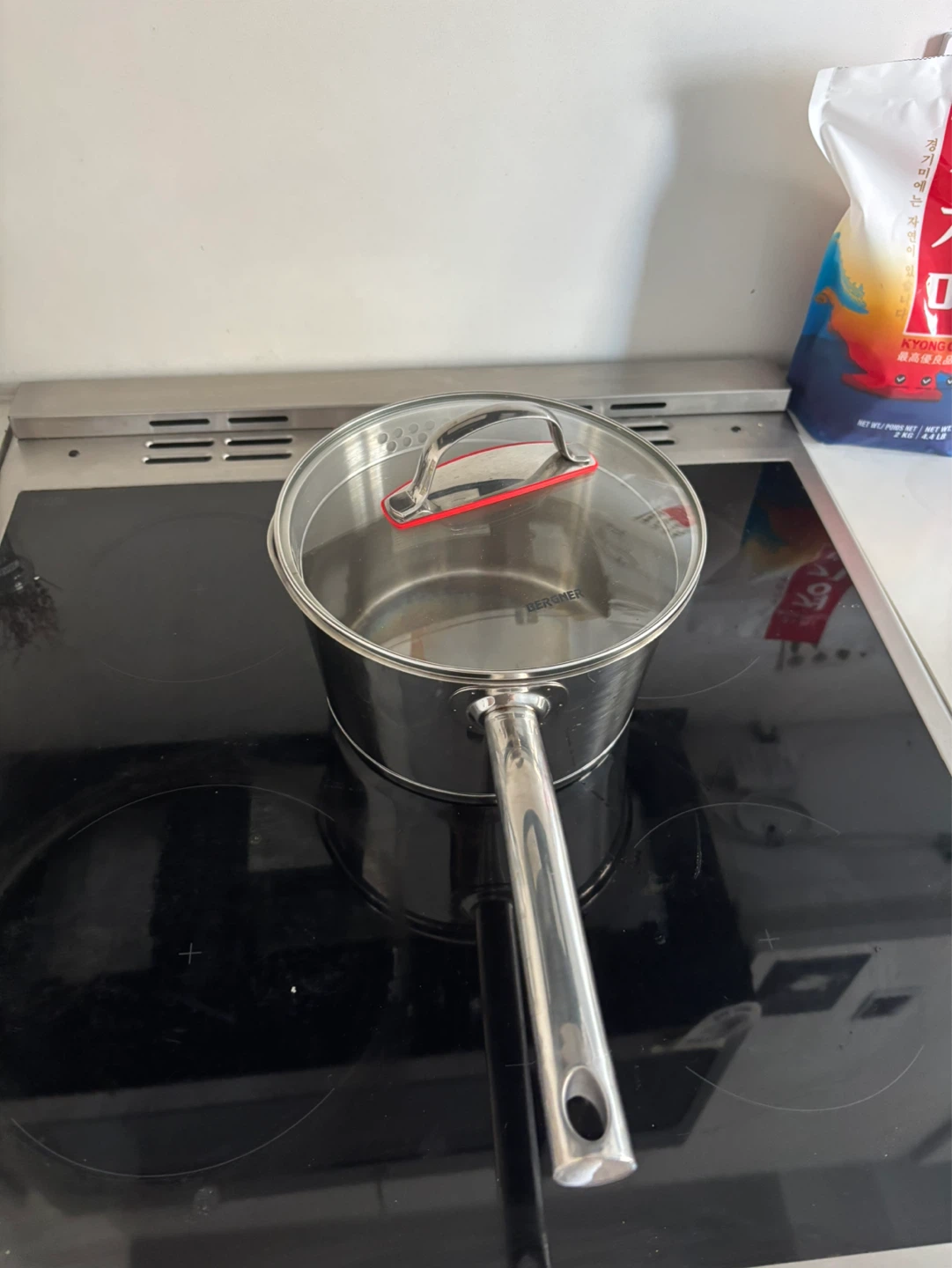 Bergner Stainless Steel Saucepan with Lid