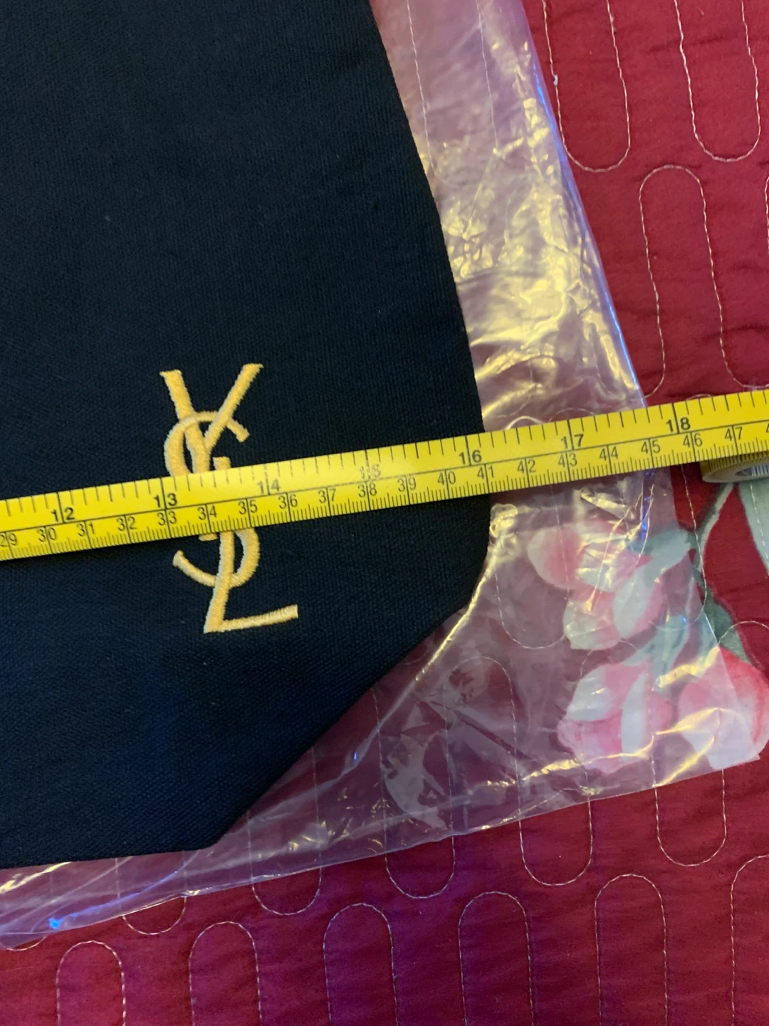 Yves Saint Laurent Black Canvas Tote Bag - photo 4