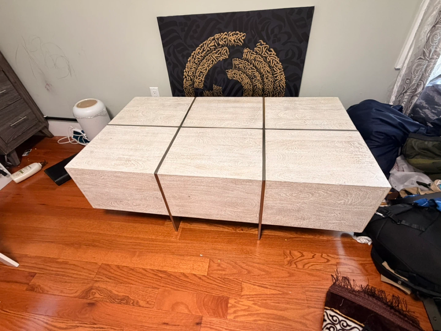 Modern Wood Grain Coffee Table - photo 2