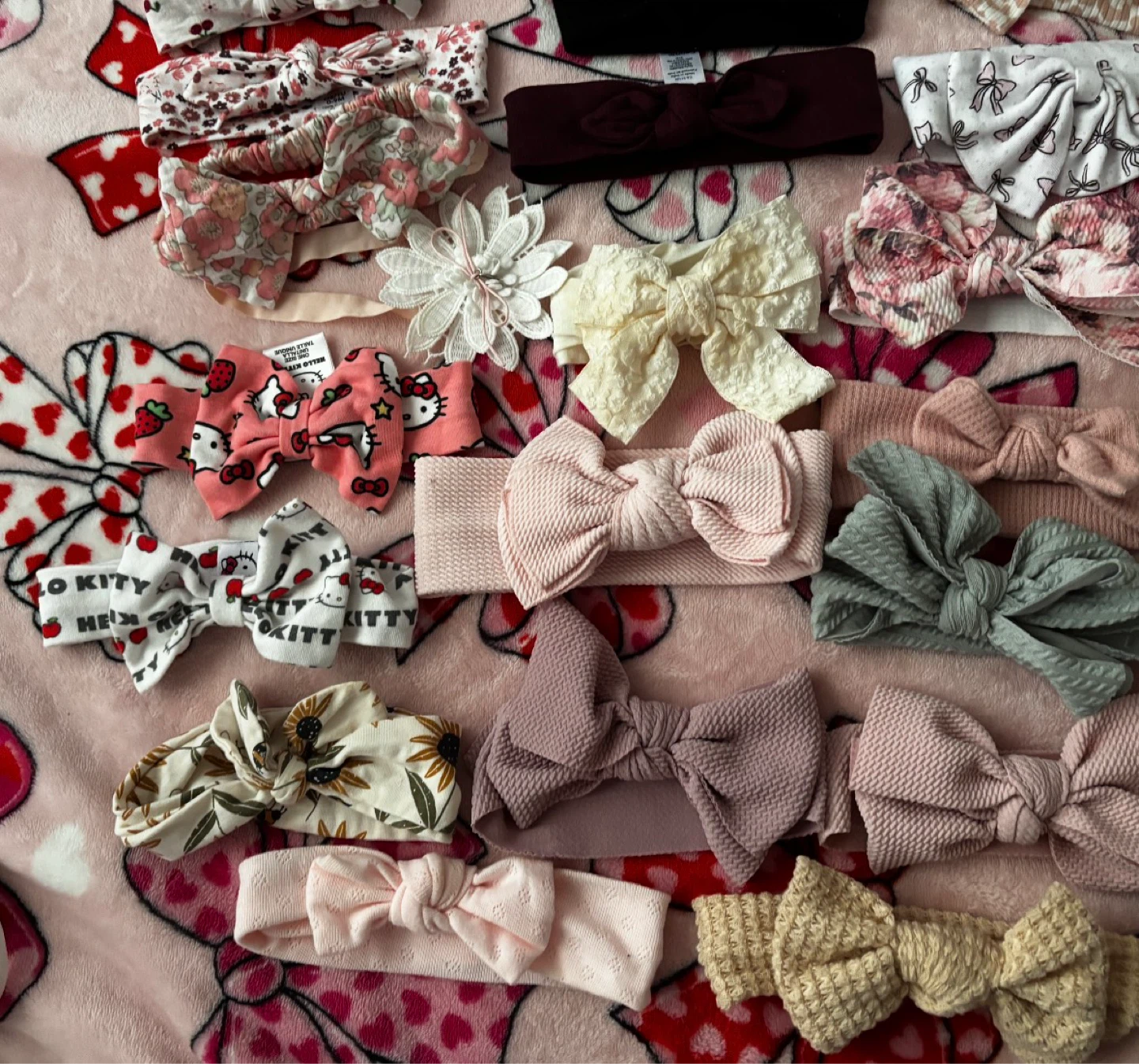 Baby Headbands and Hair Bows Lot