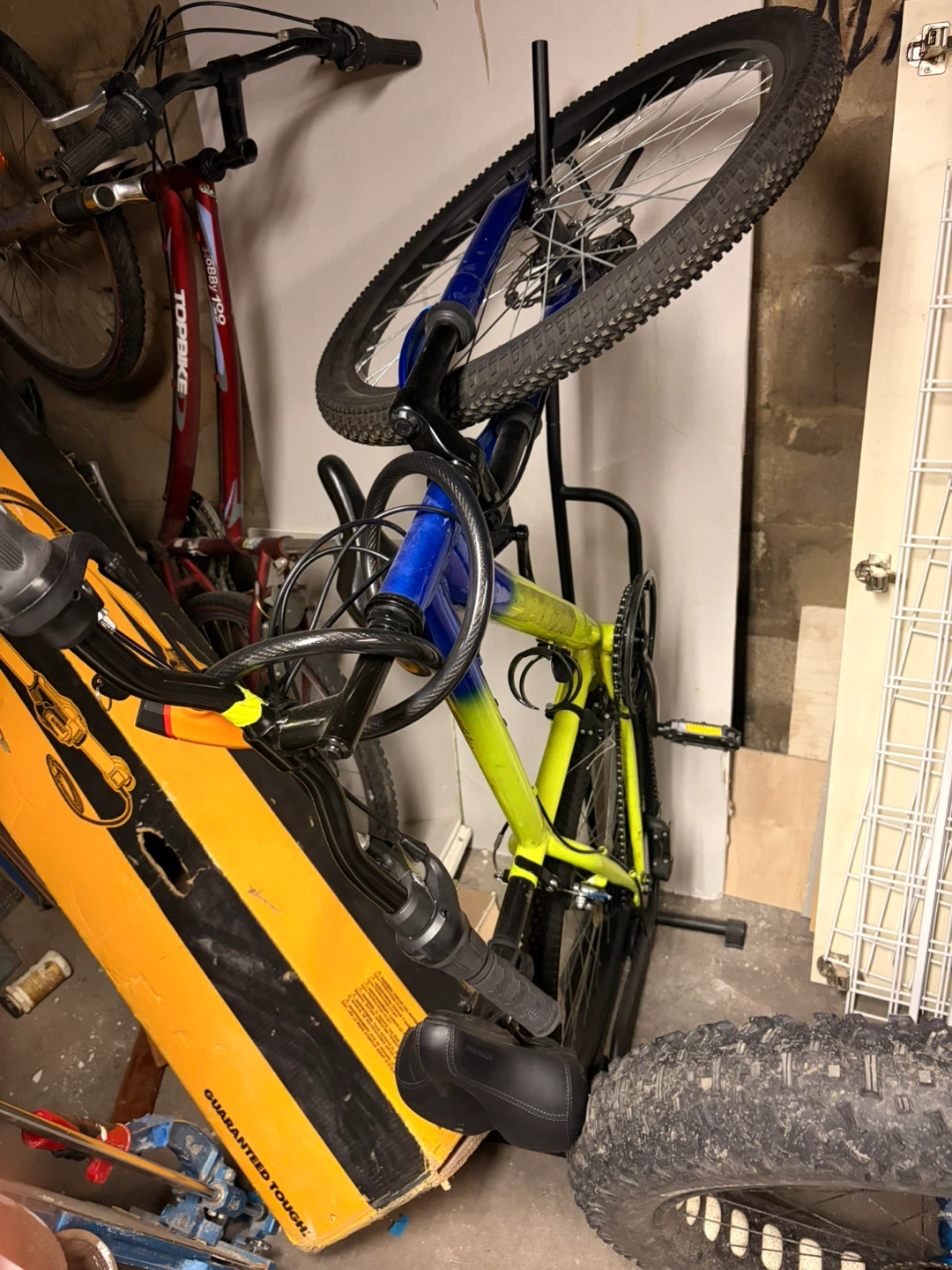 Blue and Yellow Mountain Bike - photo 2