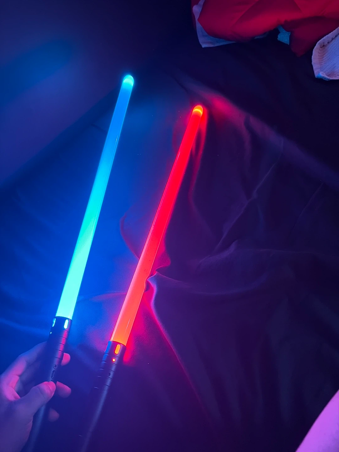 2 LED Lightsaber Toy Glow Stick Set - photo 2