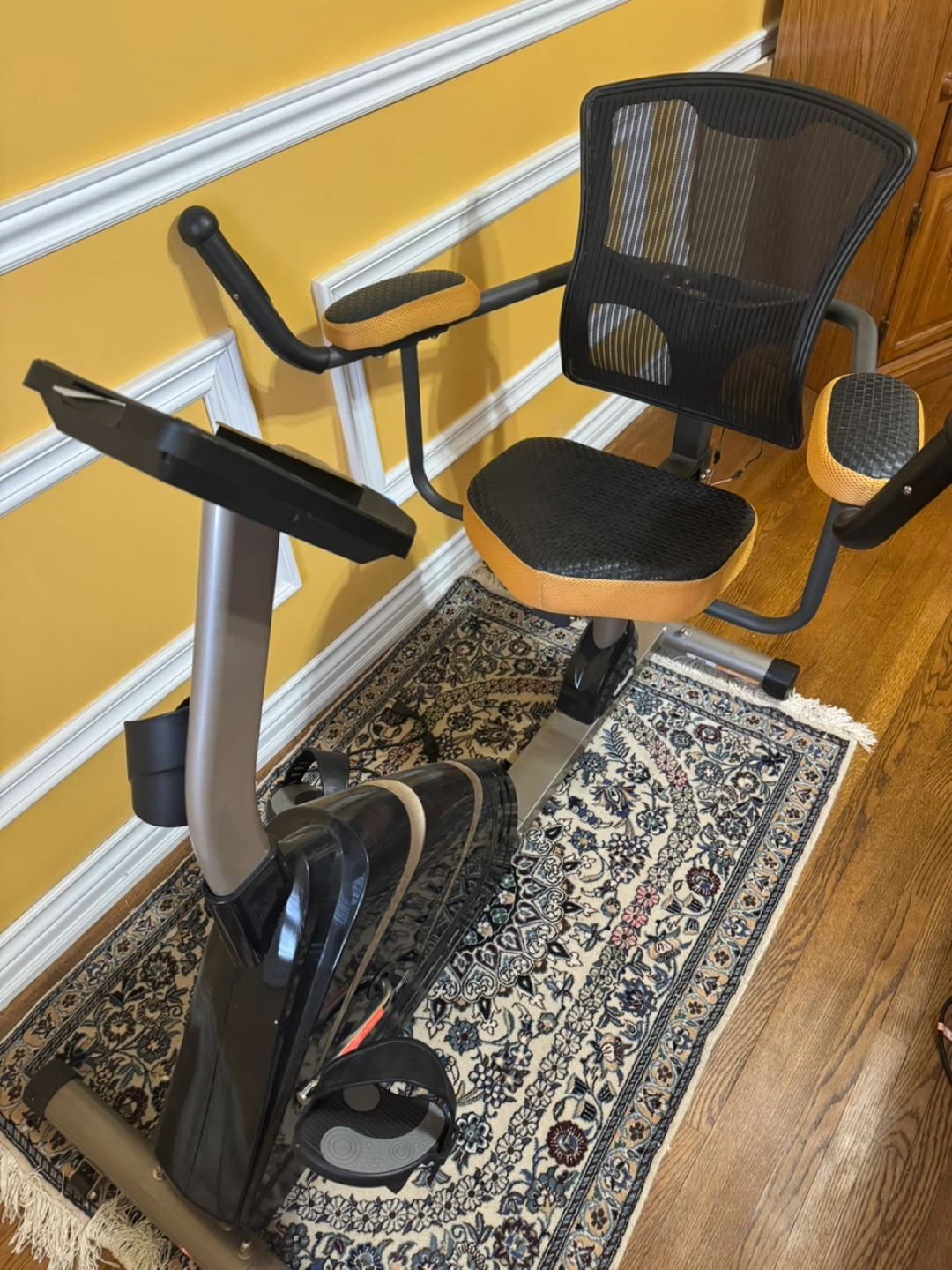 Seated cycling exerciser