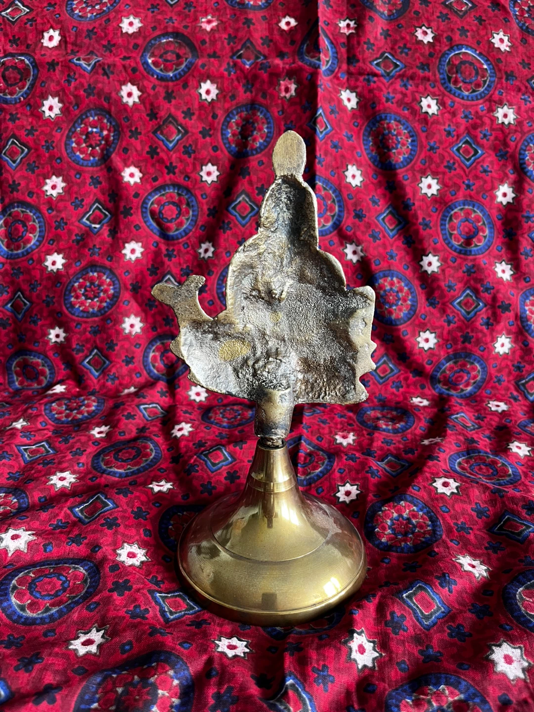 Antique  Sindhi Jhulel lal  with Sindhi Ajrak details below - photo 3